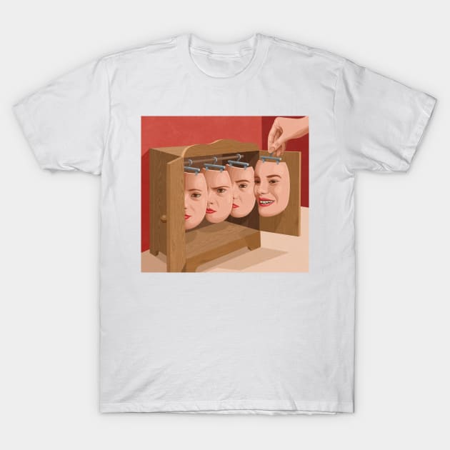 Face Hanger T-Shirt by John Holcroft